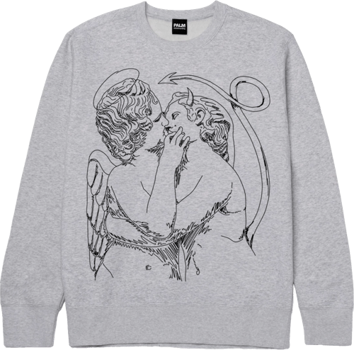 Palm Skateboarding Grey Love is blind Sweatshirt